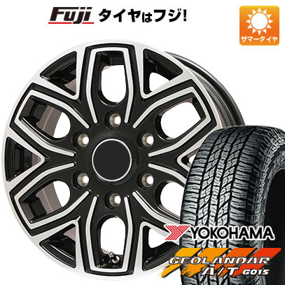 クーポン配布中 【新品国産6穴139.7車】 夏タイヤ ホイール4本セット 265/65R17 ヨコハマ ジオランダー A/T G015 RBL ブランドル P03BP 17インチ :fuji 11822 146161 22905 22905:フジコーポレーション