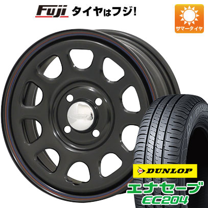 クーポン配布中 【新品 軽自動車】タフト ソリオ 夏タイヤ ホイール4本セット 165/65R15 ダンロップ エナセーブ EC204 モリタ デイトナズ G2 15インチ :fuji 21761 137104 25579 25579:フジコーポレーション