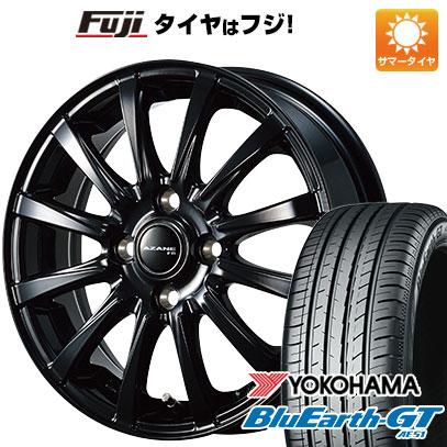 【新品 軽自動車】N-BOX タント スペーシア サマータイヤ ホイール4本セット 155/65R14 ヨコハマ ブルーアース GT AE51 トピー アザーネ FB【限定】 14インチ｜fujicorporation