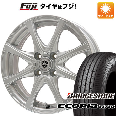 【新品】プロボックス/サクシード(160系) 夏タイヤ ホイール4本セット 185/80R14 102/100N ブリヂストン エコピア R710 ブランドル KF25 14インチ :fuji 21961 109638 30228 30228:フジコーポレーション