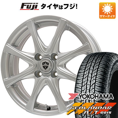 クーポン配布中 【新品 軽自動車】N BOX タント ワゴンR 夏タイヤ ホイール4本セット 155/65R14 ヨコハマ ジオランダー A/T G015 RBL ブランドル KF25 14インチ :fuji 10161 109637 33491 33491:フジコーポレーション