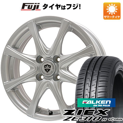 【新品国産車用 4穴100車】 夏タイヤ ホイール4本セット 195/55R16 ファルケン ジークス ZE310R エコラン（限定） エルベ エステローザFSV 16インチ
