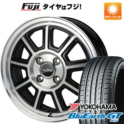 【新品 軽自動車】N BOX タント ワゴンR 夏タイヤ ホイール4本セット 165/55R15 ヨコハマ ブルーアース GT AE51 ブレスト ビートステージ KS C 15インチ :fuji 21761 126111 28574 28574:フジコーポレーション