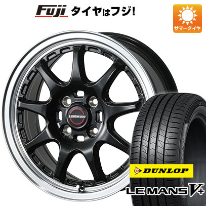 クーポン配布中 【新品国産4穴100車】 夏タイヤ ホイール4本セット 175/65R15 ダンロップ ルマン V+(ファイブプラス) BLEST ユーロマジック タイプSC 9 15インチ :fuji 1881 126190 40656 40656:フジコーポレーション