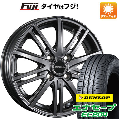 【新品 軽自動車】N-BOX タント ワゴンR 夏タイヤ ホイール4本セット 155/65R14 ダンロップ エナセーブ EC204 ブリヂストン バルミナ BR10 14インチ｜fujicorporation