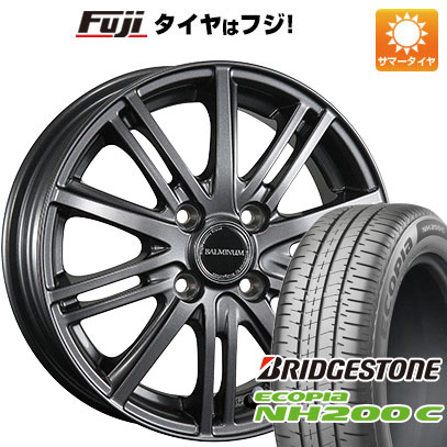 【新品 軽自動車】アトレーワゴン夏タイヤ ホイール4本セット 165/65R13 ブリヂストン エコピア NH200 C ブリヂストン バルミナ BR10 13インチ｜fujicorporation