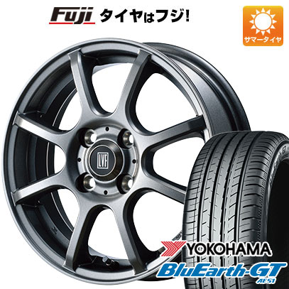 【新品 軽自動車】N-BOX タント ワゴンR 夏タイヤ ホイール4本セット 155/65R14 ヨコハマ ブルーアース GT AE51 トピー LVF-2 14インチ｜fujicorporation