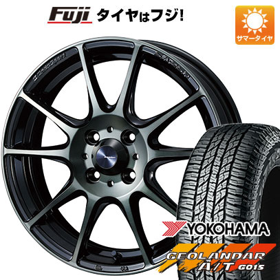 【新品 軽自動車】N BOX タント 夏タイヤ ホイール4本セット 165/55R15 ヨコハマ ジオランダー A/T G015 RBL ウェッズ ウェッズスポーツ SA 25R 15インチ :fuji 21761 132691 34891 34891:フジコーポレーション