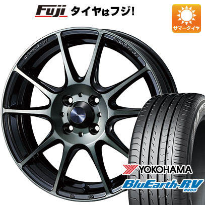 【パンク保証付】【新品国産4穴100車】 夏タイヤ ホイール4本セット 185/65R15 ヨコハマ ブルーアース RV 03 ウェッズ ウェッズスポーツ SA 25R 15インチ :fuji 1921 132692 36889 36889:フジコーポレーション