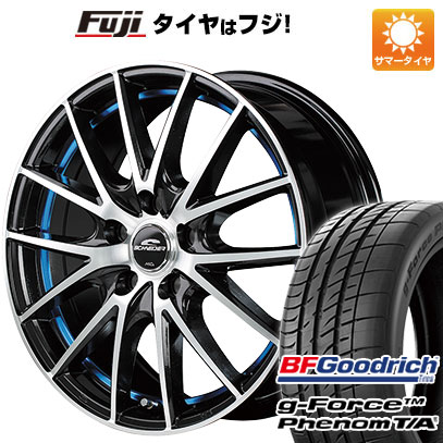 【新品国産5穴114.3車】 夏タイヤ ホイール４本セット 215/50R17 BFグッドリッチ(フジ専売) g FORCE フェノム T/A MID シュナイダー RX27 17インチ :fuji 1842 133610 41274 41274:フジコーポレーション