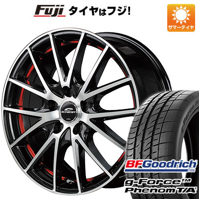 【新品国産5穴114.3車】 夏タイヤ ホイール４本セット 215/50R17 BFグッドリッチ(フジ専売) g FORCE フェノム T/A MID シュナイダー RX27 17インチ :fuji 1842 133611 41274 41274:フジコーポレーション