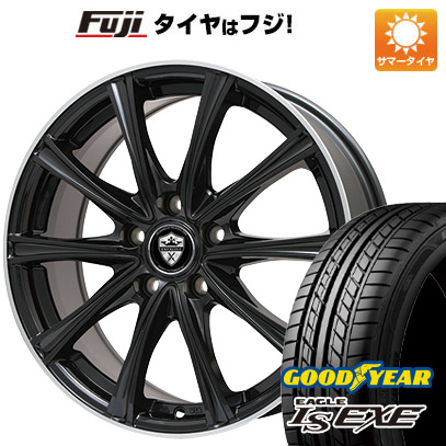 【新品国産5穴114.3車】 夏タイヤ ホイール4本セット 225/45R18 グッドイヤー イーグル エルエス エグゼ(限定) ブランドル ER16B 18インチ｜fujicorporation