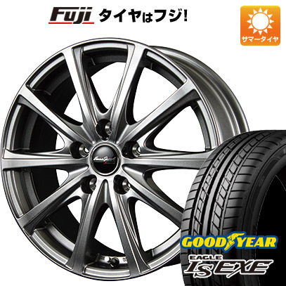 【新品国産5穴114.3車】 夏タイヤ ホイール4本セット 225/45R18 グッドイヤー イーグル エルエス エグゼ(限定) MID ユーロスピード V25 18インチ :fuji 1261 126052 31587 31587:フジコーポレーション