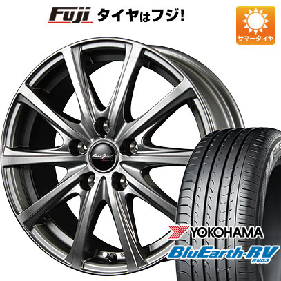 クーポン配布中 【パンク保証付】【新品国産5穴114.3車】 夏タイヤ ホイール4本セット 225/55R17 ヨコハマ ブルーアース RV 03 MID ユーロスピード V25 17インチ :fuji 1861 126050 36877 36877:フジコーポレーション