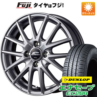 クーポン配布中 【新品 軽自動車】エブリイワゴン 夏タイヤ ホイール4本セット 165/60R14 ダンロップ エナセーブ EC204 MID シュナイダー SQ27 14インチ :fuji 21721 126018 25598 25598:フジコーポレーション