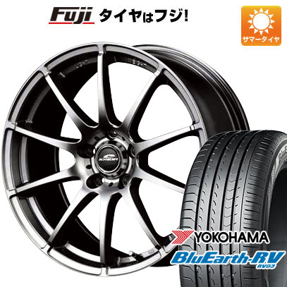 【パンク保証付】【新品国産5穴114.3車】 夏タイヤ ホイール4本セット 215/45R17 ヨコハマ ブルーアース RV 03 MID シュナイダー スタッグ 17インチ :fuji 1781 125990 36873 36873:フジコーポレーション