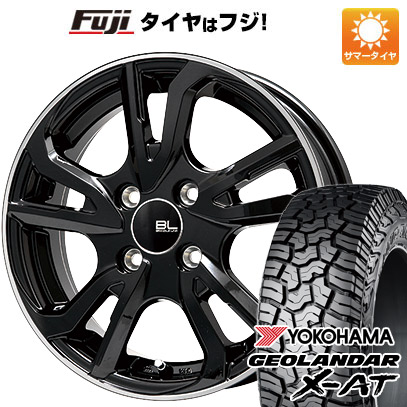 【新品 軽自動車】N BOX タント ワゴンR 夏タイヤ ホイール4本セット 155/65R14 ヨコハマ ジオランダー X AT G016 ブランドルライン レツィオ 14インチ :fuji 10161 110465 37561 37561:フジコーポレーション