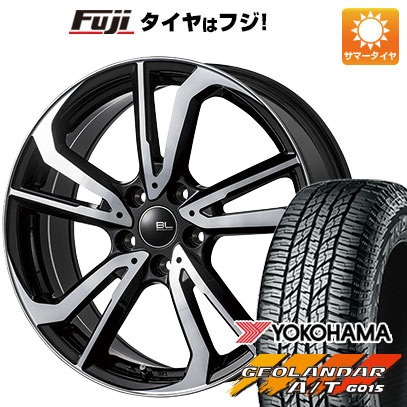 【新品国産5穴114.3車】 夏タイヤ ホイール4本セット 225/60R17 ヨコハマ ジオランダー A/T G015 OWL/RBL ブランドルライン レツィオ 17インチ｜fujicorporation