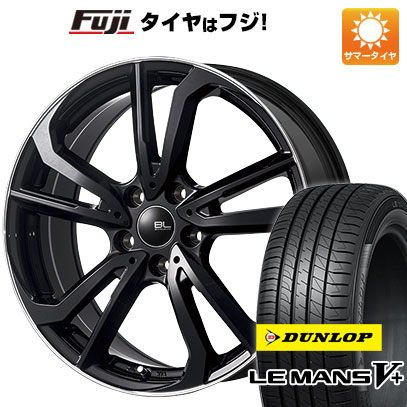 【新品国産5穴114.3車】 夏タイヤ ホイール4本セット 195/45R17 ダンロップ ルマン V+(ファイブプラス) ブランドルライン レツィオ 17インチ｜fujicorporation