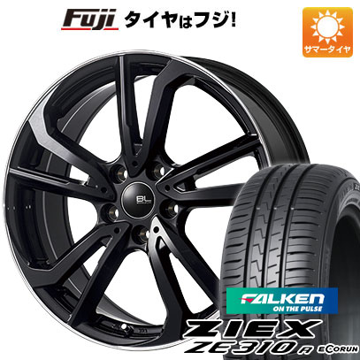 【新品国産5穴100車】 夏タイヤ ホイール4本セット 205/50R17 ファルケン ジークス ZE310R エコラン（限定） ブランドルライン レツィオ 17インチ｜fujicorporation