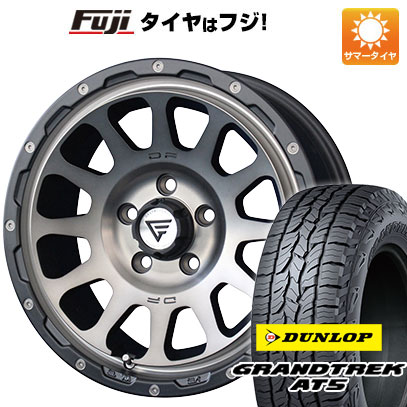 クーポン配布中 【新品国産5穴114.3車】 夏タイヤ ホイール4本セット 245/70R16 ダンロップ グラントレック AT5 デルタフォース オーバル 16インチ :fuji 15841 118691 32869 32869:フジコーポレーション