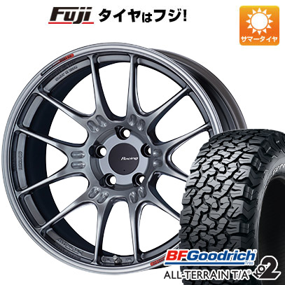 【新品国産5穴114.3車】 夏タイヤ ホイール４本セット 225/65R17 BFグッドリッチ オールテレーンT/A KO2 RBL エンケイ GTC02 17インチ :fuji 2182 150835 23750 23750:フジコーポレーション