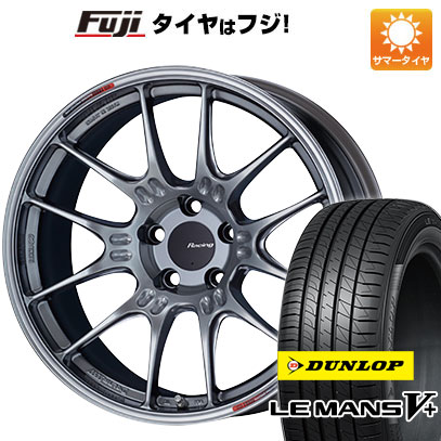 クーポン配布中 【新品国産5穴114.3車】 夏タイヤ ホイール４本セット 235/45R18 ダンロップ ルマン V+(ファイブプラス) エンケイ GTC02 18インチ :fuji 458 150855 40702 40702:フジコーポレーション