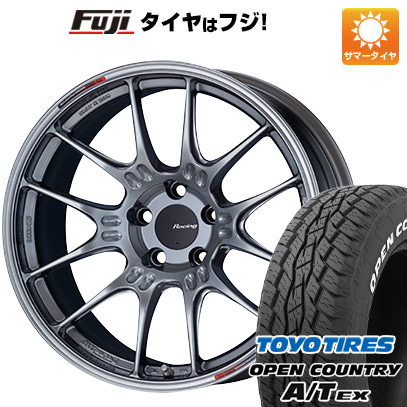 【新品国産5穴114.3車】 夏タイヤ ホイール４本セット 235/60R18 トーヨー オープンカントリー A/T EX エンケイ GTC02 18インチ :fuji 27064 150849 33424 33424:フジコーポレーション