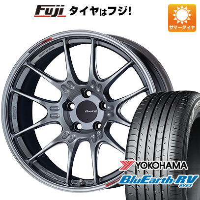 【パンク保証付き】【新品国産5穴100車】 夏タイヤ ホイール4本セット 245/45R19 ヨコハマ ブルーアース RV 03 エンケイ GTC02 19インチ : fuji 7061 150872 36866 36866 : フジコーポレーション