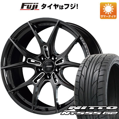 【パンク保証付き】【新品国産5穴114.3車】 夏タイヤ ホイール4本セット 245/40R19 ニットー NT555 G2 レイズ グラムライツ 57FXZ 19インチ :fuji 1122 139969 23597 23597:フジコーポレーション