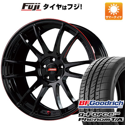 【新品国産5穴114.3車】 夏タイヤ ホイール４本セット 205/50R17 BFG(フジ専売) g FORCE フェノム T/A レイズ 57エクストリーム REV LIMIT EDITION 17インチ :fuji 1672 139306 41270 41270:フジコーポレーション