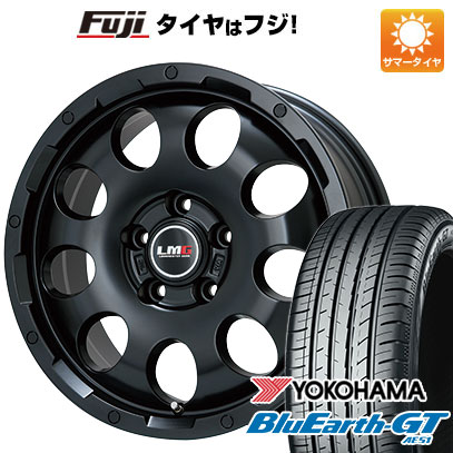 【新品国産5穴114.3車】 夏タイヤ ホイール4本セット 225/50R18 ヨコハマ ブルーアース GT AE51 レアマイスター LMG CS 9 マットブラック 18インチ :fuji 1301 145330 28543 28543:フジコーポレーション