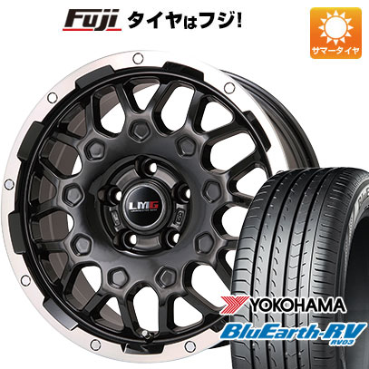 【パンク保証付】【新品国産5穴114.3車】 夏タイヤ ホイール4本セット 215/60R16 ヨコハマ ブルーアース RV 03 レアマイスター LMG MS 9W 16インチ :fuji 1601 110715 36882 36882:フジコーポレーション