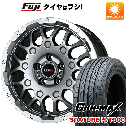 【新品国産5穴114.3車】 夏タイヤ ホイール４本セット 235/55R18 グリップマックス スタチャー H/T300 BSW（限定） レアマイスター LMG MS 9W 18インチ :fuji 1303 145331 40205 40205:フジコーポレーション