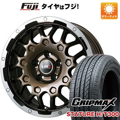 【新品国産5穴114.3車】 夏タイヤ ホイール４本セット 235/55R18 グリップマックス スタチャー H/T300 BSW（限定） レアマイスター LMG MS 9W 18インチ :fuji 1303 145334 40205 40205:フジコーポレーション