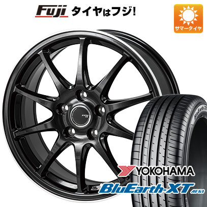 【新品国産5穴114.3車】 夏タイヤ ホイール4本セット 215/55R17 ヨコハマ ブルーアース XT AE61 モンツァ JPスタイル R10 17インチ｜fujicorporation