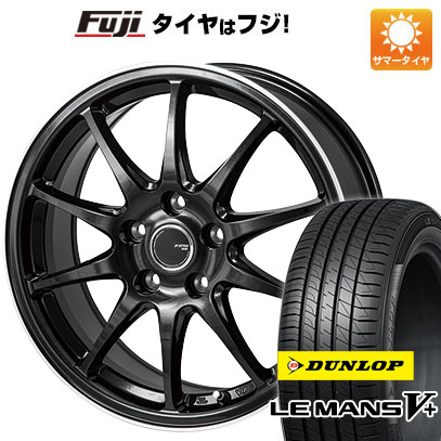 【新品国産4穴100車】 夏タイヤ ホイール4本セット 205/45R17 ダンロップ ルマン V+(ファイブプラス) モンツァ JPスタイル R10 17インチ｜fujicorporation