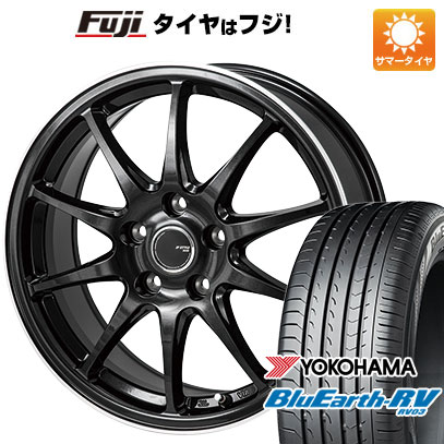 【パンク保証付】【新品国産5穴114.3車】 夏タイヤ ホイール4本セット 215/60R16 ヨコハマ ブルーアース RV-03 モンツァ JPスタイル R10 16インチ