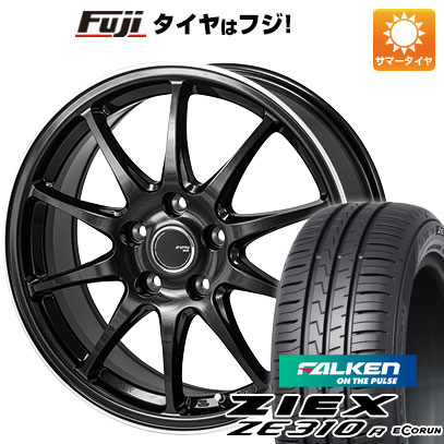 【新品国産4穴100車】 夏タイヤ ホイール4本セット 205/45R17 ファルケン ジークス ZE310R エコラン（限定） モンツァ JPスタイル R10 17インチ｜fujicorporation