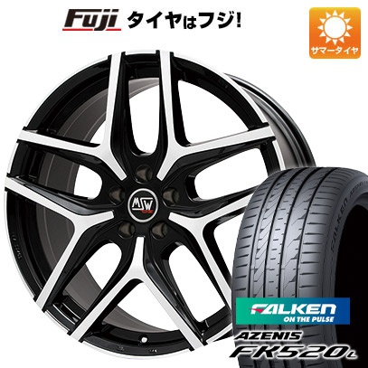 【新品国産5穴114.3車】 夏タイヤ ホイール4本セット 255/35R20 ファルケン アゼニス FK520L MSW by OZ Racing MSW 40(グロスブラックフルポリッシュ) 20インチ｜fujicorporation