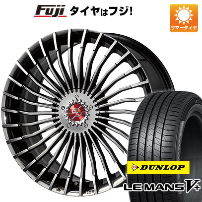 【新品国産5穴114.3車】 夏タイヤ ホイール4本セット 245/35R20 ダンロップ ルマン V+(ファイブプラス) プレミックス グラッパ f30 (BMCポリッシュ) 20インチ :fuji 1307 94647 40706 40706:フジコーポレーション