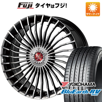 【パンク保証付】【新品国産5穴114.3車】 夏タイヤ ホイール4本セット 245/35R20 ヨコハマ ブルーアース RV 03 プレミックス グラッパ f30 20インチ :fuji 1307 94647 36861 36861:フジコーポレーション