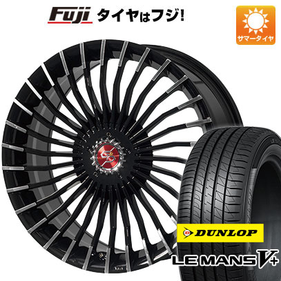 【新品国産5穴100車】 夏タイヤ ホイール4本セット 215/40R18 ダンロップ ルマン V+(ファイブプラス) プレミックス グラッパ f30 (ブラックポリッシュ) 18インチ :fuji 1221 94655 40681 40681:フジコーポレーション