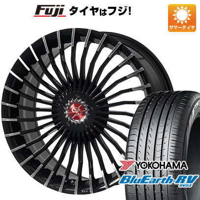 【パンク保証付】【新品国産5穴114.3車】 夏タイヤ ホイール4本セット 225/40R19 ヨコハマ ブルーアース RV 03 プレミックス グラッパ f30 19インチ :fuji 876 94657 36863 36863:フジコーポレーション