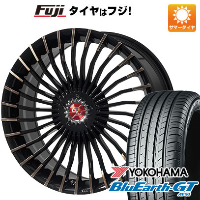 【新品国産5穴100車】 夏タイヤ ホイール4本セット 245/45R19 ヨコハマ ブルーアース GT AE51 プレミックス グラッパ f30 (ブロンズクリア) 19インチ :fuji 7061 152427 28532 28532:フジコーポレーション