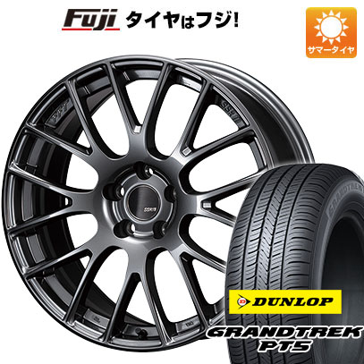 クーポン配布中 【新品国産5穴114.3車】 夏タイヤ ホイール4本セット 225/55R18 ダンロップ グラントレック PT5 SSR GTV04 18インチ :fuji 1321 142940 40818 40818:フジコーポレーション