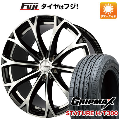 【新品国産5穴114.3車】 夏タイヤ ホイール4本セット 235/55R20 グリップマックス スタチャー H/T300 BSW（限定） ヴェネルディ レガート 20インチ :fuji 11501 111643 40208 40208:フジコーポレーション