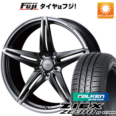 【新品国産車用 5穴114.3車】 夏タイヤ ホイール4本セット 225/50R18 ファルケン ジークス ZE310R エコラン（限定） ウェッズ F-ZERO FZ-3 18インチ