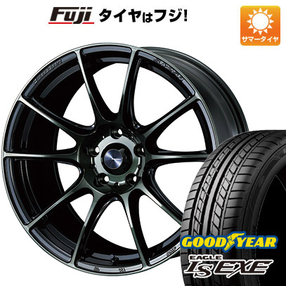 【新品国産5穴114.3車】 夏タイヤ ホイール4本セット 215/55R17 グッドイヤー イーグル エルエス エグゼ(限定) ウェッズ ウェッズスポーツ SA 25R 17インチ :fuji 1841 136514 31590 31590:フジコーポレーション