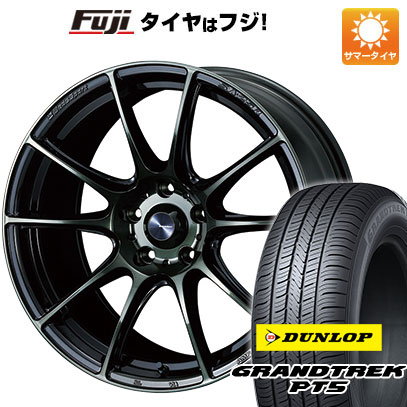 クーポン配布中 【新品国産5穴114.3車】 夏タイヤ ホイール4本セット 225/55R18 ダンロップ グラントレック PT5 ウェッズ ウェッズスポーツ SA 25R 18インチ :fuji 1321 136690 40818 40818:フジコーポレーション